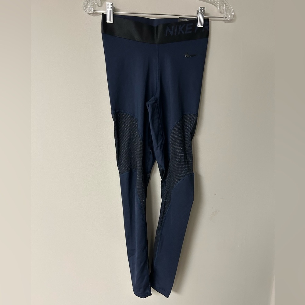 Nike Pro Blue Warm 7/8 Training‎ Leggings
